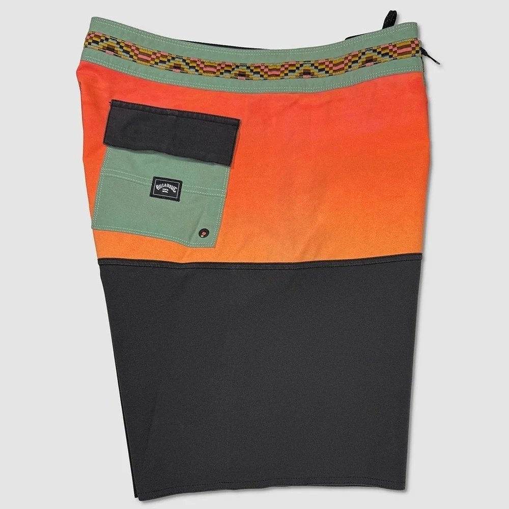 Billabong Fifty50 Panel Pro Board Shorts - NWT Mens 40 Black / Multi - #49597-K6